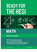 HESI A2 MATHS STUDY GUIDE QUESTIONS AND ANSWERS DOWNLOAD TO SCORE A