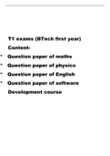 bundle of physics ,maths,c basics and english exams