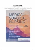 Medical-Surgical Nursing&colon; Concepts for Interprofessional Collaborative Care 10th Edition by Ignatavicius TEST BANK