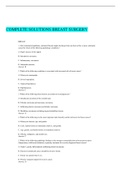 complete solutions BREAST surgery