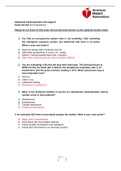 ACLS Exam Version A 2020-2021 questions with answers