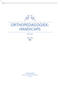 Orthopedagogiek: handicaps - pedagogische wetenschappen