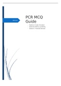 Full PCR Exam Notes