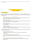 NURSING 4764 Cummulative 2016AB 2019AB ATI Pharmacology Questions&sol;ATI PHARMACOLOGY 2016 A&comma; 2016 B&comma; 2019 A&comma; 2019B Practice questions