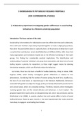 PSYCHOLOGY 2 Undergraduate Research Proposal Assignments (2 experimental studies)