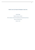 D025&colon; Essentials of Advanced Nursing Roles and Interprofessional Practice&colon; Healthy Corner Store Program for Montgomery County Texas Jennifer Hogan Western Governors University 2021