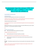Fundamentals Case Kim Johnson &rsquo;GRQ&rsquo; ALL ANSWERS 100&percnt; CORRECT FALL-2021 SOLUTION AID GRADE A&plus;