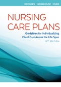 NURSING CARE PLANS  Guidelines for Individualizing &comma; Client Care Across the Life Span 10th Edition 2019&comma; Doenges&comma; Moorhouse&comma; Murr