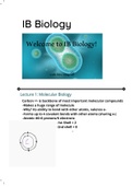 Class notes IB Biology  IB Biology Course Book, ISBN: 9780198392118