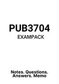 PUB3704 - EXAM PACK &lpar;2022&rpar;