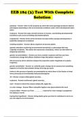 EEB 184 &lpar;3&rpar; Test With Complete Solution 