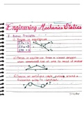 Class notes Engineering mechanics 