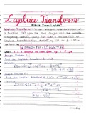 Laplace Transform Lecture Notes