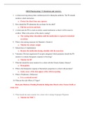 Exam (elaborations) HESI Pharmacology V2 Questions And Answers. (hesi) 