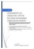 DVA2603- Assignment 6 2021.