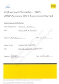 AQA A-Level Chemistry Assessment Record&period;pdf
