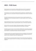 HRCI - PHR Exam 2024&sol;2025 with 100&percnt; correct answers