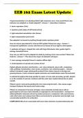EEB 162 Exam Latest Update 
