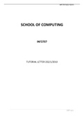INF3707 SCHOOL OF COMPUTING TUTORIAL LETTER 202/1/2010.