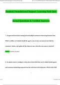 Zendesk Foundational Support Learning Path Quiz Latest 2024 Actual Questions and Verified Answers &lpar;2024 &sol; 2025&rpar; A&plus; Grade 100&percnt; Guarantee Verified by Experts