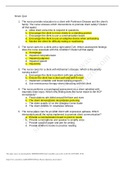  NR 325 Neuro Exam Practice Questions and Answers&period;