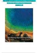 TEST BANK For Geosystems&colon; An Introduction to Physical Geography&comma; 5th Canadian Edition&comma; Verified Chapters 1 - 20&comma; Complete 