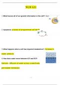NUR 631 Questions And Answers Latest 2024&sol; 2025 Graded A&plus; &vert; 100&percnt; Verified&excl;&excl;