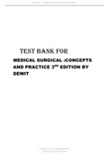 Medical-Surgical Nursing: Concepts & Practice 3rd Edition by Susan C. deWit 