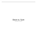 Marketing mix case study - Dove vs Sure