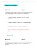 NSG 6435 Week 6 Quiz 1&vert; VERIFIED ANSWERS