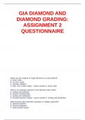 GIA DIAMOND AND DIAMOND GRADING