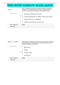 NSG 6430 midterm study guide&period;