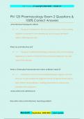 PN 125   Exam  Questions & 100&percnt; Correct Answers