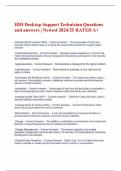 HDI Desktop Support Technician Questions and answers &vert; Newest 2024&sol;25 RATED A&plus;