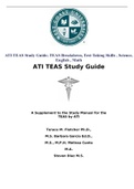 ATI TEAS Study Guide; TEAS Breakdown, Test-Taking Skills , Science, English , Math