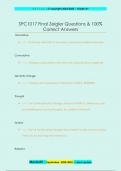 SPC1017 Final Zeigler Questions & 100&percnt;  Correct Answers