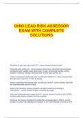 OHIO LEAD ABATEMENT CONTRACTORS EXAMS&comma;&comma;ALL  UNDER ONE COVER