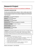 Research project HND management tourism and hospitality case study health and safety for a theme park