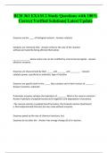 BCH 361 EXAM 2 Study Questions with 100&percnt; Correct Verified Solutions&vert; Latest Update