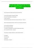 Bundle of BCH 361  Exams All with Questions Answered Correctly
