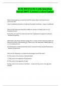 BCH 369 EXAM 4 with Questions Solved 100&percnt; Correct &vert; Latest Upda