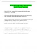BSNS114 Exam with Questions and 100&percnt; Correct Answers