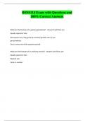 BSNS114 Exam with Questions and 100&percnt; Correct Answers