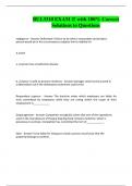 BUL3310 EXAM 2&excl; with 100&percnt; Correct Solutions to Questions