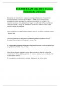 BUL3310 EXAM with 100&percnt; Correct Solutions to Questions