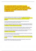 RN TARGETED MEDICAL SURGICAL exam GASTROINTESTINAL NEWEST COMPLETE 100 QUESTIONS AND CORRECT DETAILED ANSWERS &lpar;VERIFIED ANSWERS&rpar; &vert;ALREADY GRADED A&plus;&vert;&vert;BRAND NEW&excl;&excl;