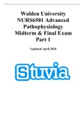NURS6501 Advanced Pathophysiology Midterm & Final Exam Part 1.