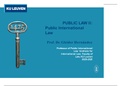 College notes Public Law II: International Law International Law, ISBN: 9780198748830
