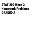 Exam (elaborations) STAT 200 Week 3 Homework Problems 