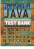 Exam (elaborations) TEST BANK Annotated Solution Guide for Thinking in Java 4th Edition By Bruce Eckel and Ervin Varga 